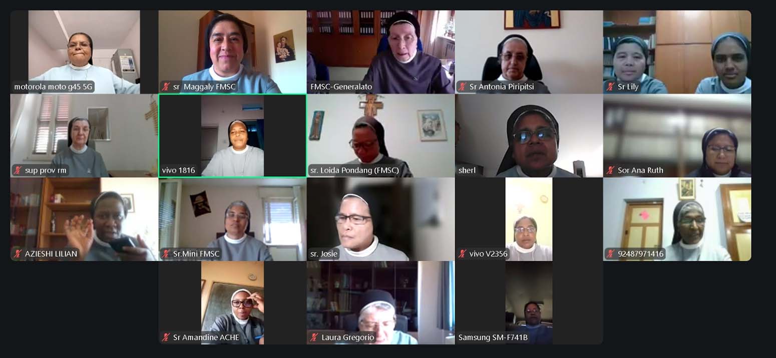Incontro online delle Formatrici della Congregazione Suore Francescane Missionarie del Sacro Cuore